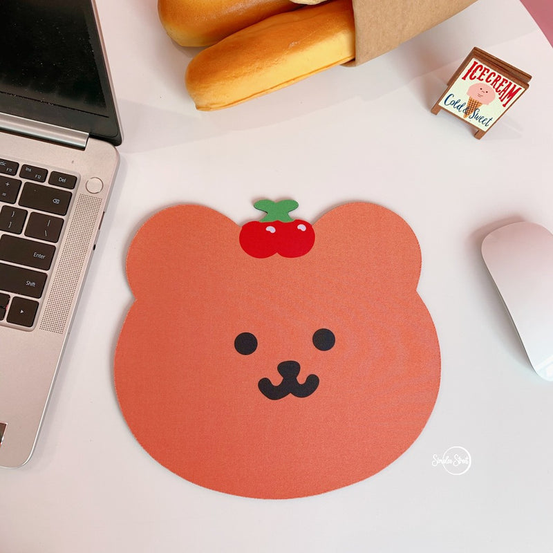 Korean Cute Cartoon Mouse Pad Cute Bear Dog Waterproof Mousepad