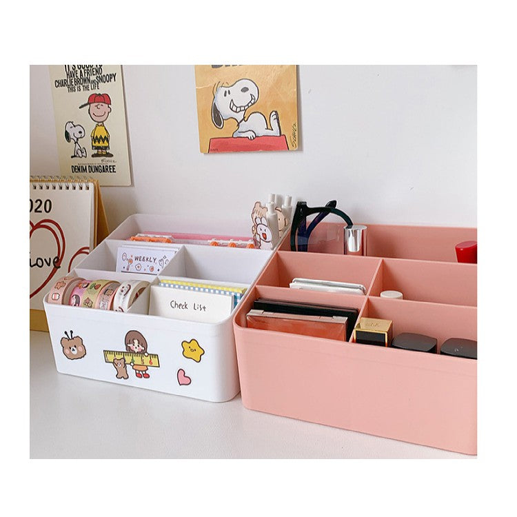 Desktop Organizer Cosmetics Storage Container Stationery Pencil Holder