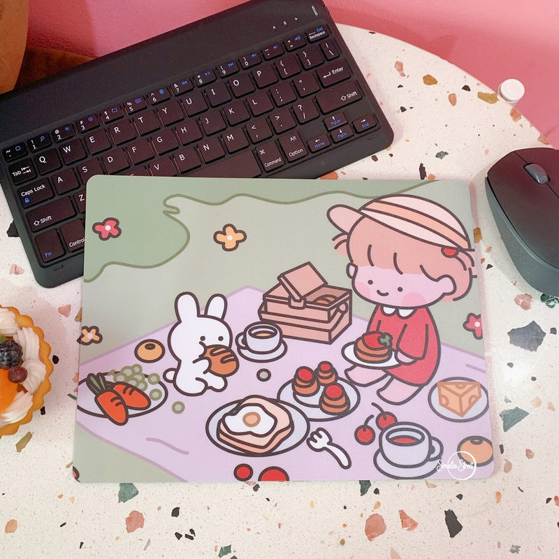 Korean Girl Mouse Pad Cute Waterproof Mousepad