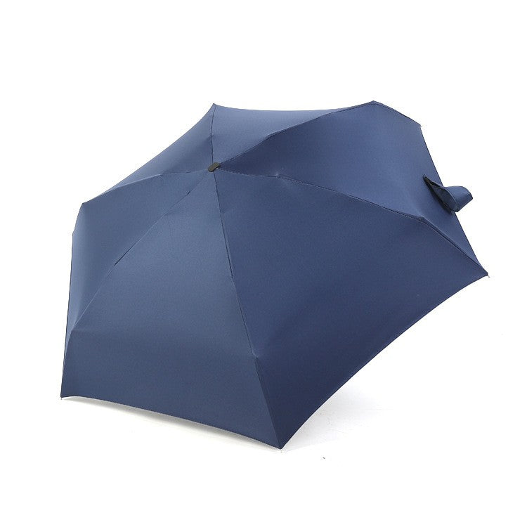 Lightweight Umbrella Anti-UV Folding Mini Pocket Vinyl Five-Fold Umbrella