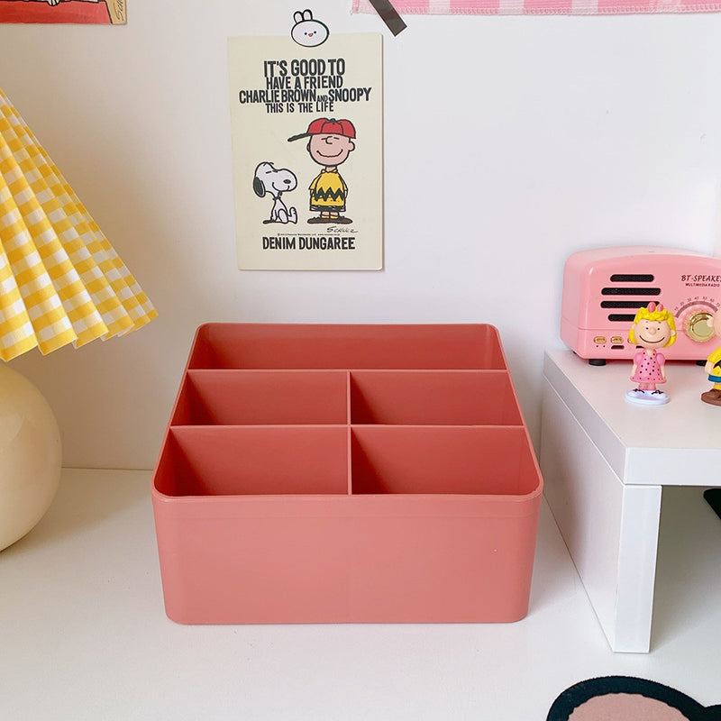 Desktop Organizer Cosmetics Storage Container Stationery Pencil Holder