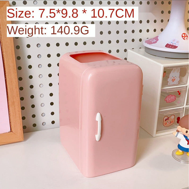 Refrigerator Pen Holder Cute Large Capacity Desktop Storage Container