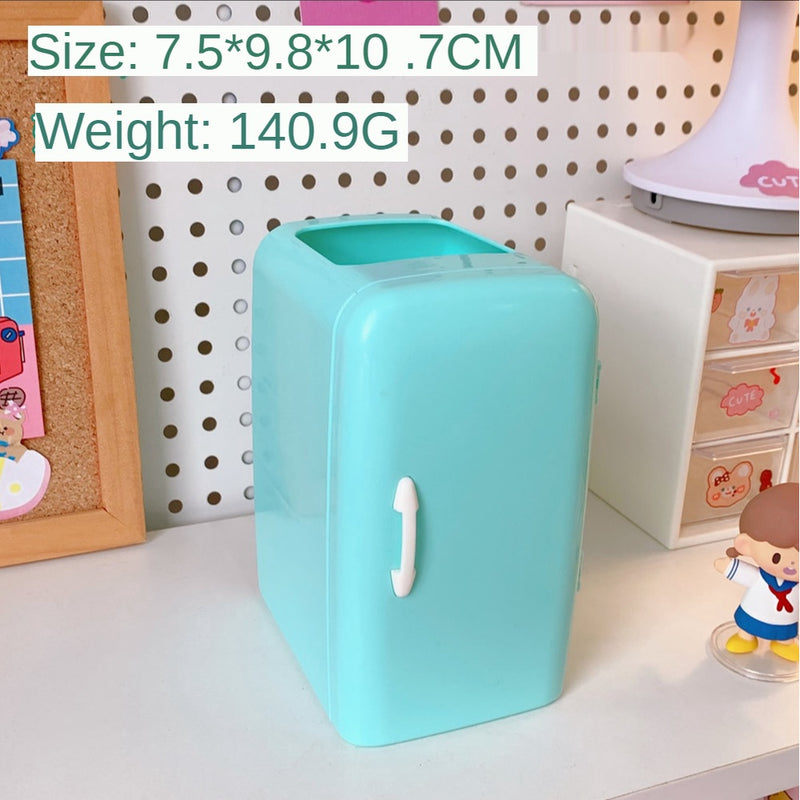 Refrigerator Pen Holder Cute Large Capacity Desktop Storage Container