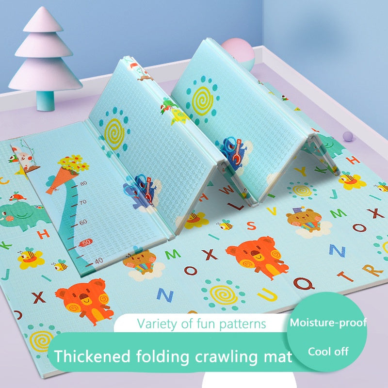 200x180CM Baby Playmat With Bag Foldable Crawling Mat Infant Pad Kids Mat XPE Waterproof