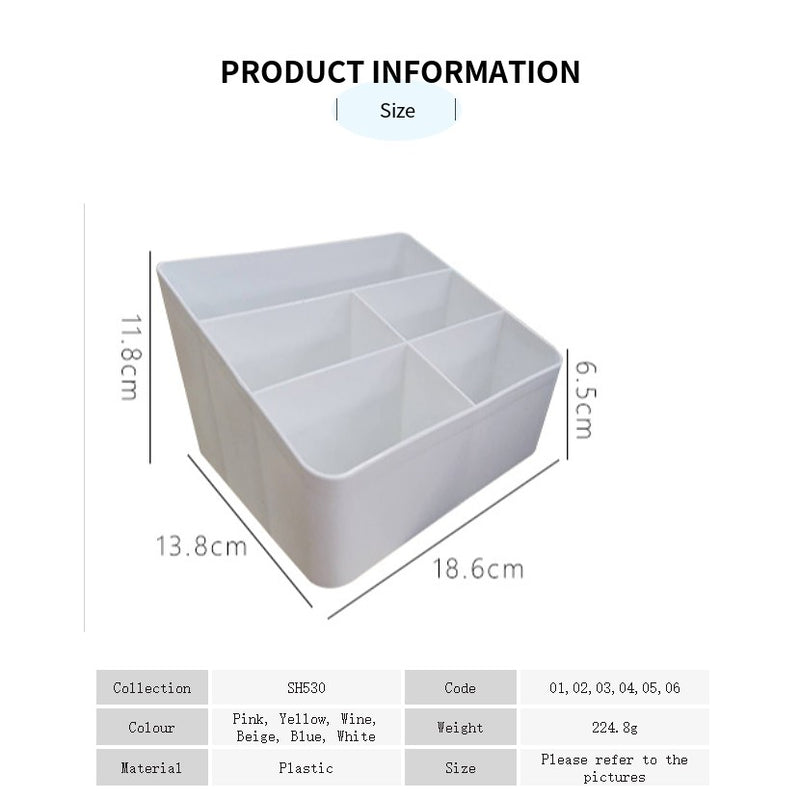 Desktop Organizer Cosmetics Storage Container Stationery Pencil Holder