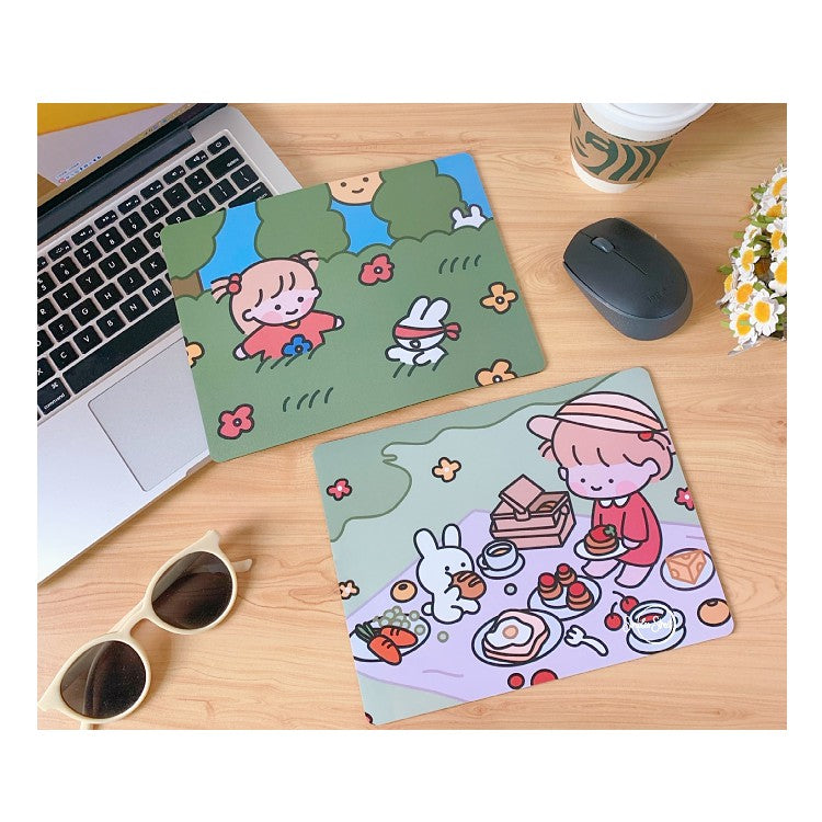 Korean Girl Mouse Pad Cute Waterproof Mousepad