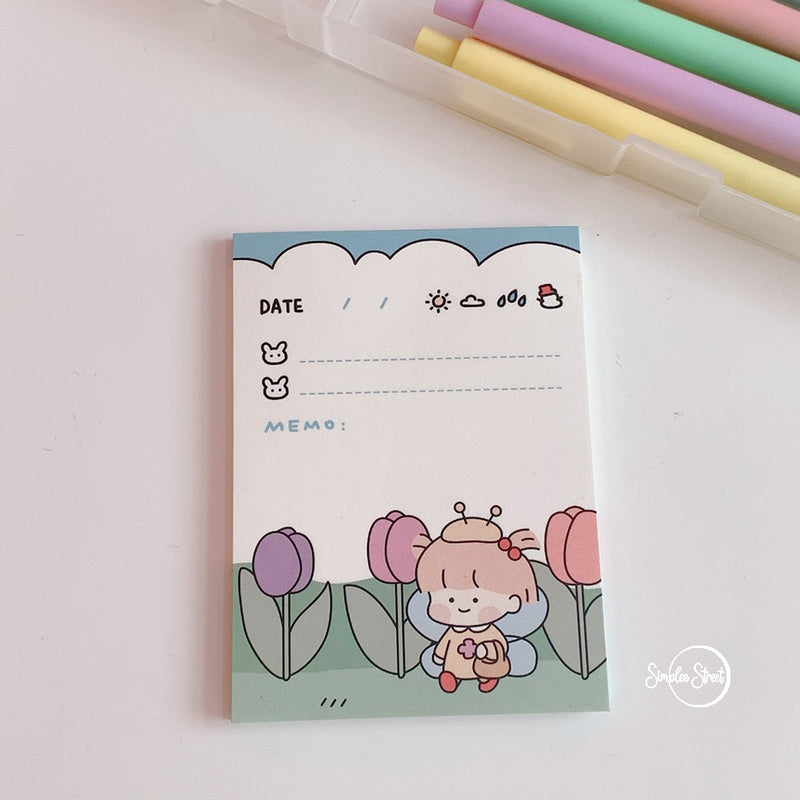 Korean Stationery Cute Grouper Pattern Memo Notes – CHL-STORE