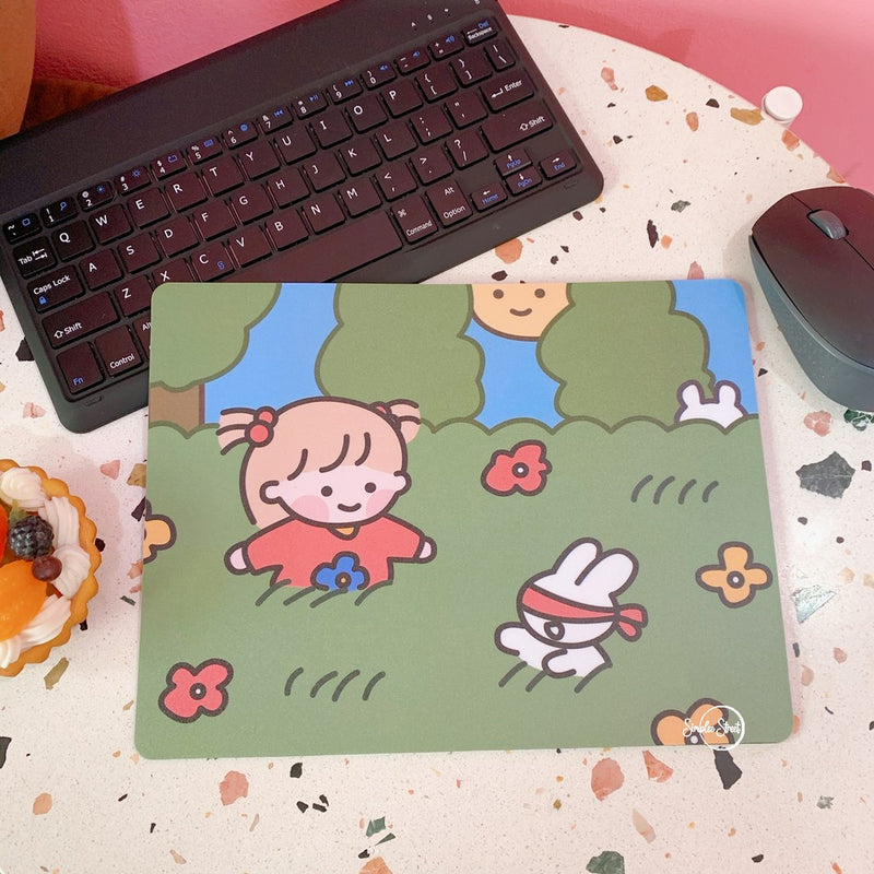 Korean Girl Mouse Pad Cute Waterproof Mousepad