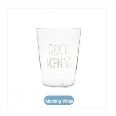 Milk Breakfast Cup High Temperature Resistant Household Glass Kitchen Juice Water Cups