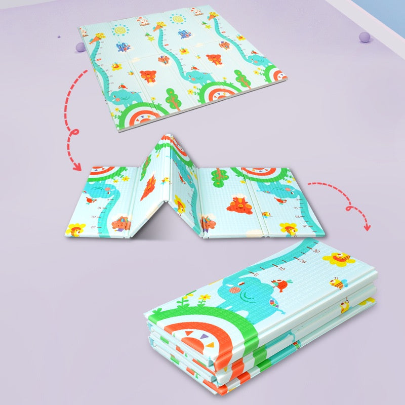 200x180CM Baby Playmat With Bag Foldable Crawling Mat Infant Pad Kids Mat XPE Waterproof