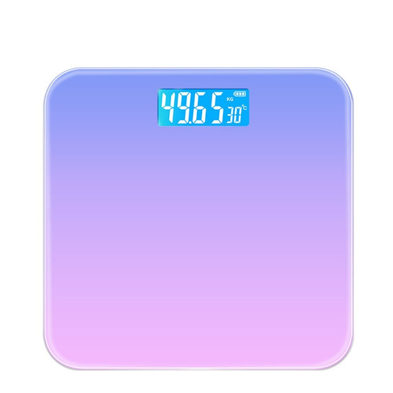 Body Weight Scale BMI Fat Floor Scales LED Display Gradient Design